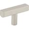 Jeffrey Alexander 2" Satin Nickel Dominique Cabinet "T" Knob 845T-SN - alternate 1